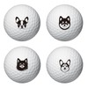 PLIGREAT Dog Pattern Stickers for Golf Ball Markers 2 Sheets