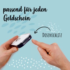 Scherzboutique Sardine Tin for Cash Gifts | Includes Sticker for Individual Message | Ideal for Weddings, Confirmation, Youth Confirmation, Moving or as Money Voucher | Made by Scherzboutique