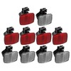 X AUTOHAUX 10pcs Bicycle Front Rear Reflector Kit Mountain Bike