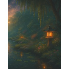 Time Sheet Log – Garden Light Serenity: A peaceful daily log for tracking work hours, schedules, and tasks.