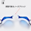 Speedo SE02110 Swim Goggles, Jet Anti-Fog UV Lens, One Size