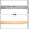 4-Pack PVC Wire Shelf Liner 14"x36" Wire Shelving Shelf Mats