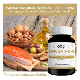 Oby Omega Vitamina Epa Dha 120 Capsulas Tecnologia Sabor Olor Vitaminas Mujer Hombre Suplemento Alimenticio