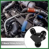 Motoforti Aluminum Alloy Y Shape Block Fitting Adapter Fuel Block