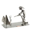 Steelman24 I Nuts and bolts sculpture Firefighter Forest Fire With