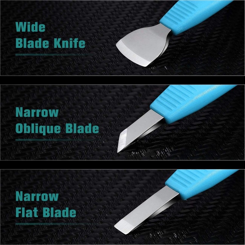 BEZOX Ingrown Toenail Removal Blades and Foot Callus Knife -