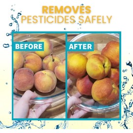 Truly Free Natural Fruit and Veggie Wash Kit - DIY Vegetable Washer & Fruit Cleanser - Pack of 3