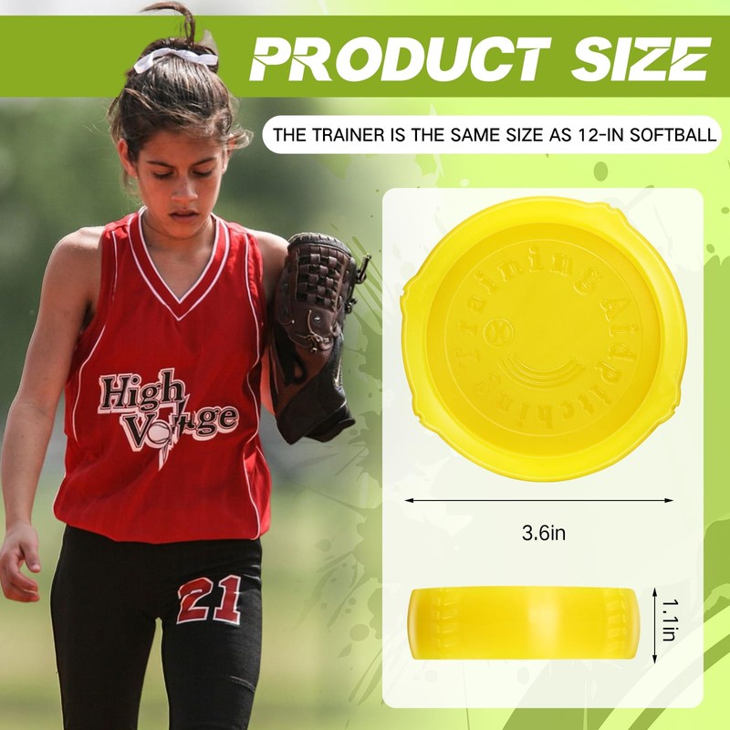 Hollowfly Softball Spinner Fastpitch Softball Spinner 12 Inches Softball Training