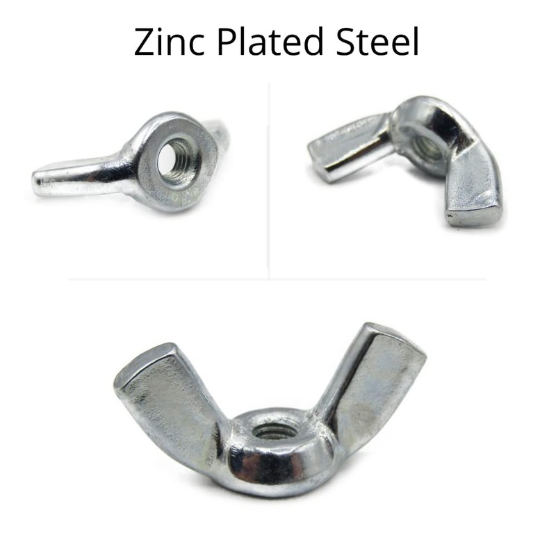 M8 Wing Nut & Bolt 10 Pack (M8 x 50mm
