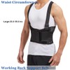 Industrial Work Back Brace | Removable Suspender Straps for Heavy