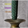 6 Count Beeswax Taper Candles Hand Rolled - Smokeless Dripless