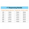 uxcell 20 Pcs 25G Plastic Dispensing Needles, 1" PP Glue