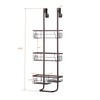 SunnyPoint Classic Metal Bathroom Shower Caddy, Over Door Hanging Storage