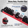 WORKPRO Magnetic Screwdriver Organizer and Wrench Organizer, Aluminum Rail Magnetic