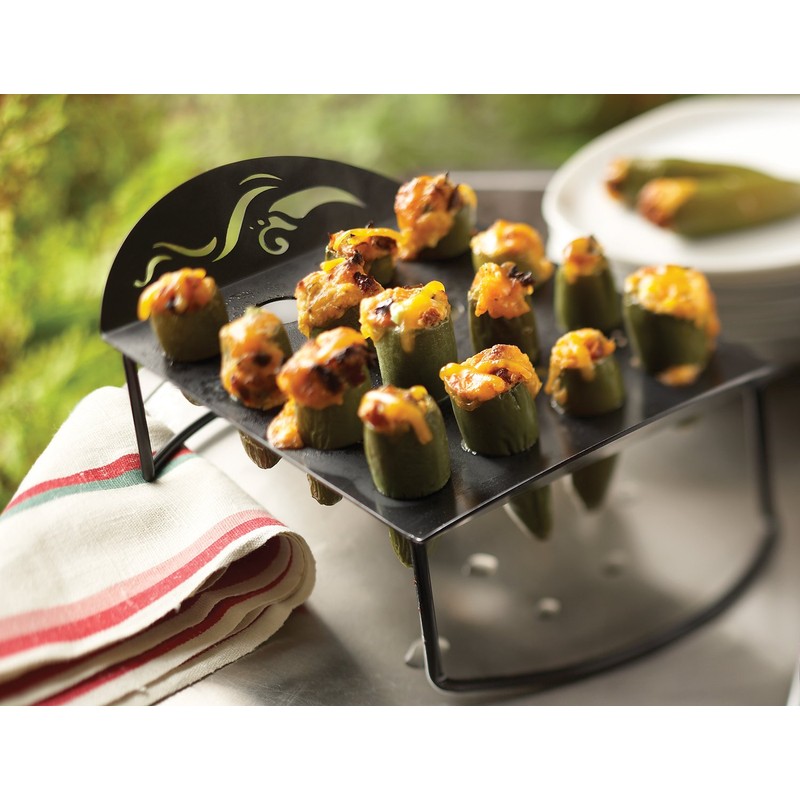 Outset Non-Stick Jalapeno Roaster, 6.25 x 11.5 x 2 inches,