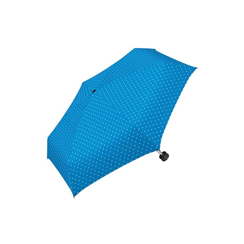 Ultra Mini Pocket Umbrella Women's Umbrella Flash Dots, lightblue, Super