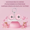 UBUN2 Mini Barbell Keychain - Strong Not Skinny | Fitness