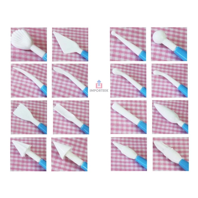 Importeek Estiletes Modeladores Acocadores Fondant Arcilla Reposteria