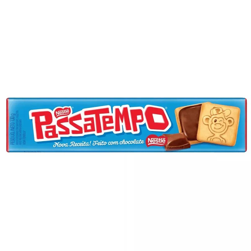 Nestle BISCOITO RECHEADO PASSATEMPO NESTLE CHOCOLATE 130G