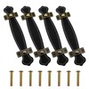 VAKTOK Leather Handle Leather Trunk Handles Black Leather Handle for