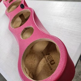 Universal 38” Sound Bar Pod 4x 6.5” Midrange & 2x Tweeter - Wood and Fabric, Audio Speakers