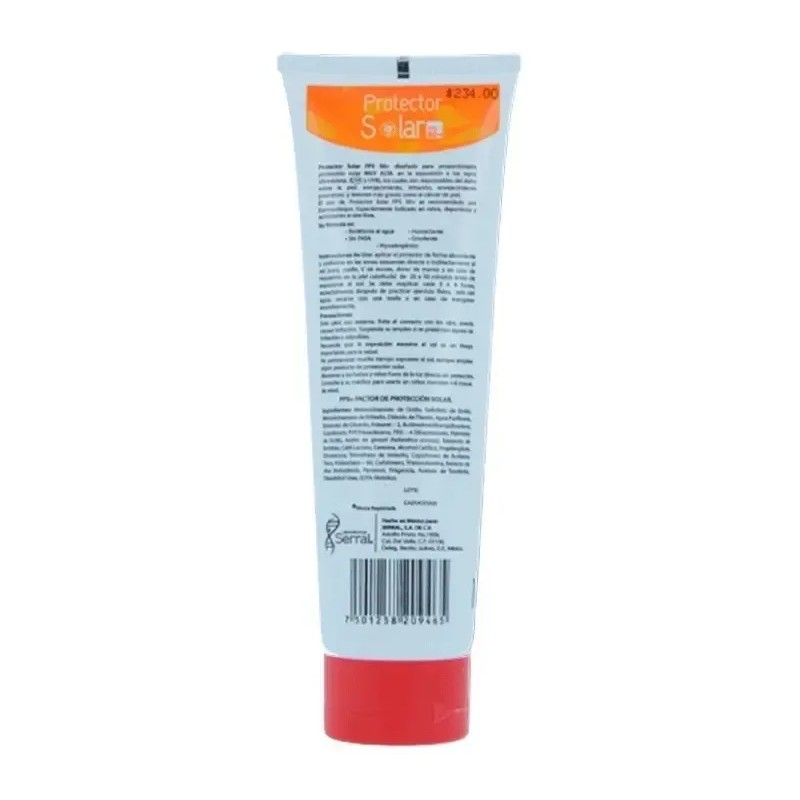Protector Solar Facial Y Corporal 50 Fps Uva/uvb Serral 125g
