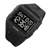Digital Sports Watch Dual Time Display Night Light Adjustable TPR