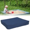 ZONADAH Sandbox Cover 180x180cm Square Sandpit Cover with Drawstring Waterproof
