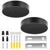 Xisakaca 2 PCS Ceiling Canopy Kit for Chandelier, Pendant Light