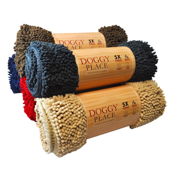 My Doggy Place - Ultra Absorbent Microfiber Dog Door Mat,