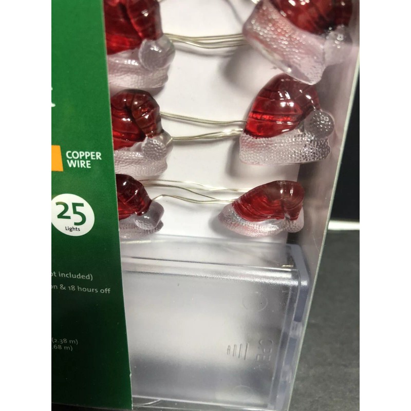 Winter Wonder Lane 3 Sets Battery op LED Santa Hat