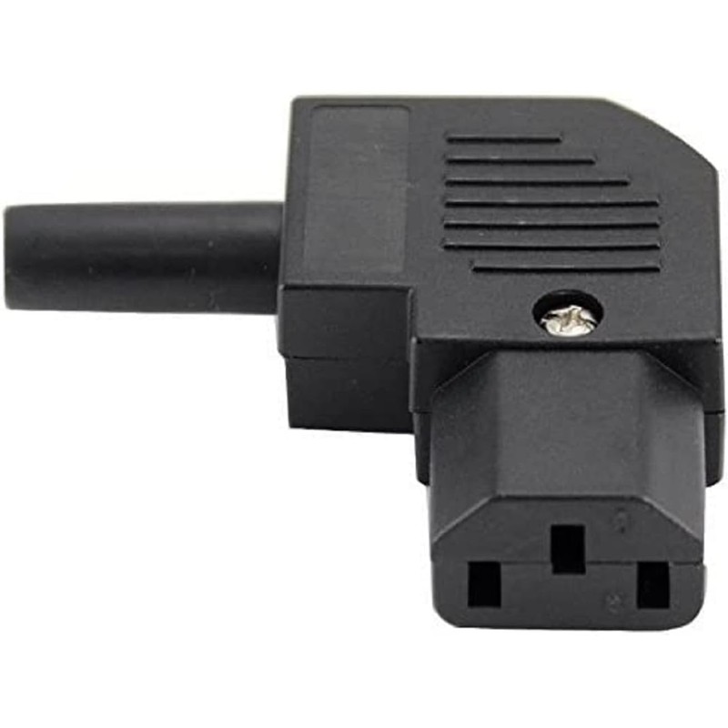 Toptekits IEC C13 Right Angle IEC Connector,IEC 320 C13 Female