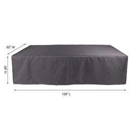 Triarmor 128 Inches Patio Furniture Cover Waterproof Outdoor Furniture Set Cover