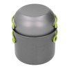 4pcs Camping Pot Kit Multi Layers Anti Scalding Design Camping