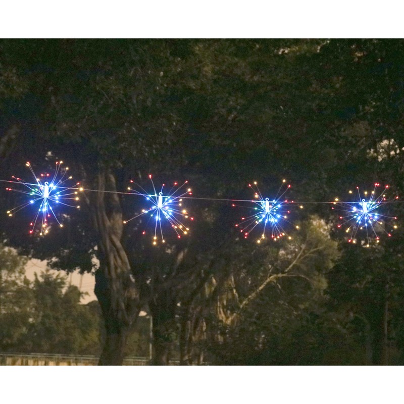 Dreamworth Remote Firework Copper Wire Lights, 10 Connection Total 600