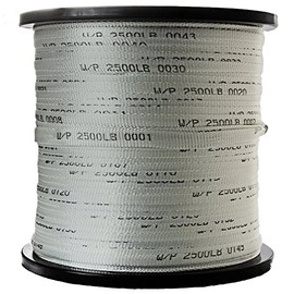 Seconds 3/4" x 102' 2500 Lb Polyester Pull Tape | Pull Webbing | Flat Rope - USA Made