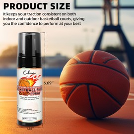 Calvana (2-Pack) 5 fl.oz Grip Spray, Traction Spray for Basketball, Volleyball, Sports Shoes Bottom, Restores and Cleans, Extends Shoe Life and Increases Performance