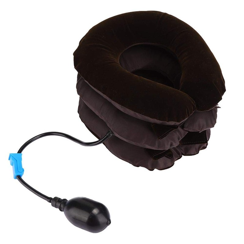 Brrnoo Inflatable Neck Collar, 3-Layer Monotube Neck Support Neck Traction