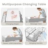 SEA PUNK Portable Baby Diaper Changing Table, Foldable Diaper Changing