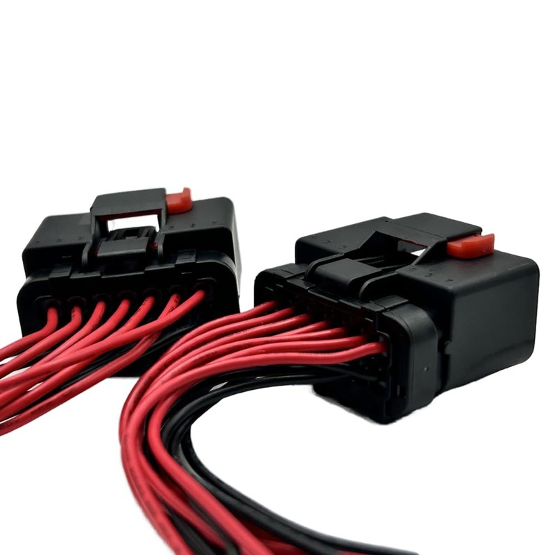 Door Harness Connector Wiring Pigtail, OE 05013961AA/1P2522, Compatible with 1999-2004