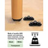 Self Adhesive Caster Wheels, Appliance Rollers for Kitchen Appliances, 2.4
