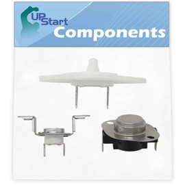 8577274 Dryer Thermistor & 279973 Thermal Cut-Off Fuse Kit Replacement for Maytag MEDB400VQ0 Dryer - Compatible with 3976615 WP8577274 Thermistor & 279973 Thermal Fuse Kit - UpStart Components Brand