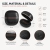 Cordless Hair Straightener Brush for Travel – Rechargeable Mini Ceramic