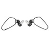 Motorcycle Rear View Mirror 22mm Handlebar Mirror 360 Degree Rotation