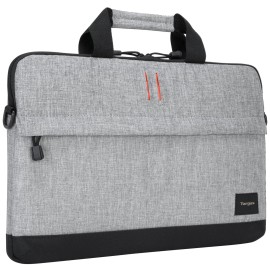 Targus 15.6 Inch Grey Laptop Bag Strata Slipcase Lightweight Durable Polyester Design