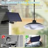 Solar Pendant Lights Outdoor IP65 Waterproof, 4 Heads Solar Powered