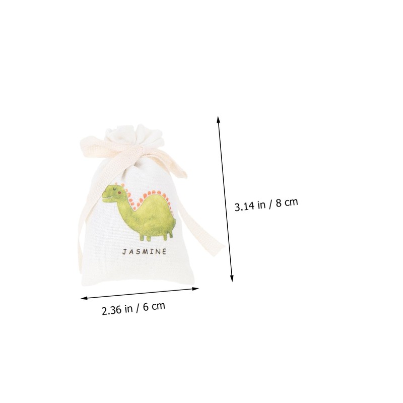 Ciieeo 4pcs Linen Incense Bags for Home Wardrobe Car Multi
