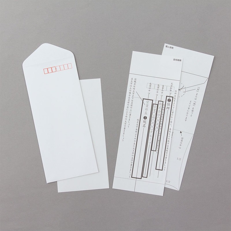 Midori Envelopes, Beautiful Addressing, Vertical Envelopes for Thank You Note