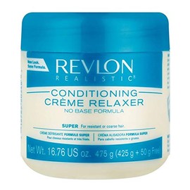 Revlon Realistic Conditioning CrMe Relaxer No Base Formula Super (Pack of 2)