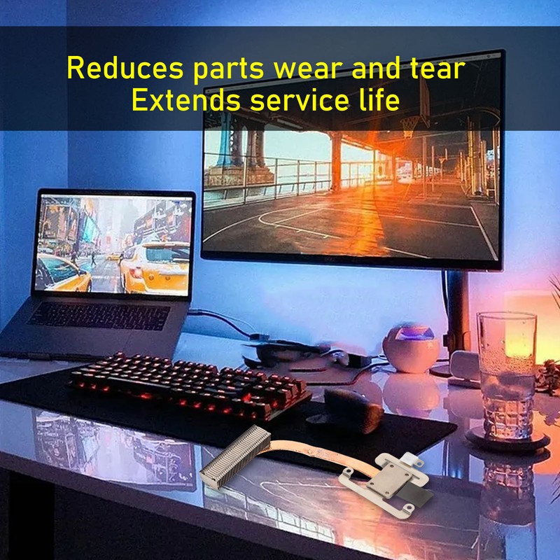 Cooling Heatsink Safe Stable Replacement Heat Sink Cooler Copper Tube